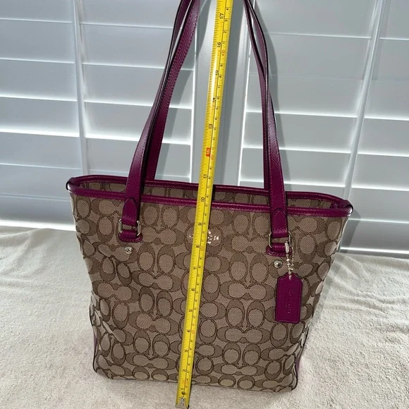 Coach Top Zip Shoulder Tote - D1657-F55364 - Picture 2 of 15